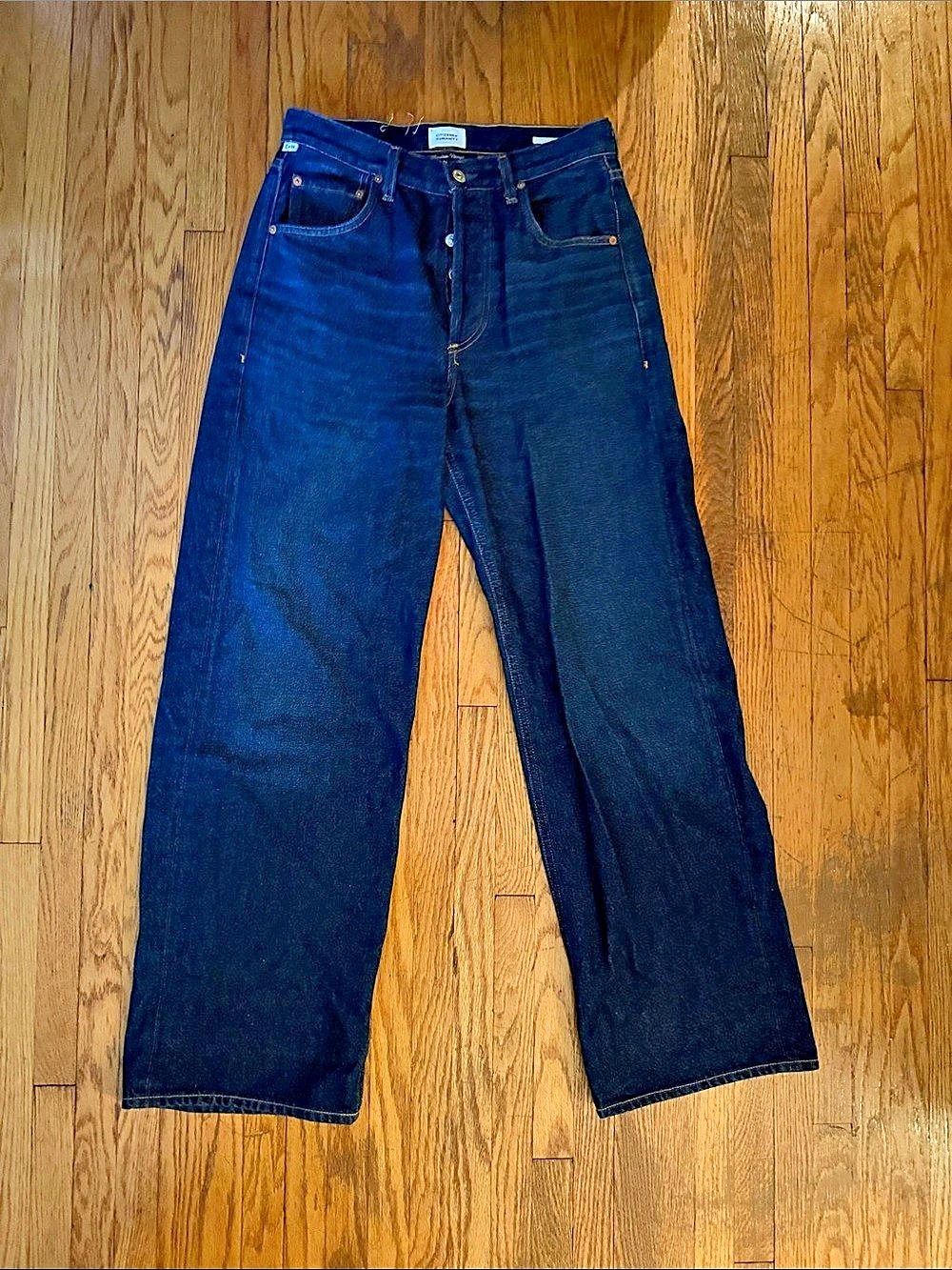 Citizens of Humanity Ayla Premium Vintage Straight Leg Blue Jeans